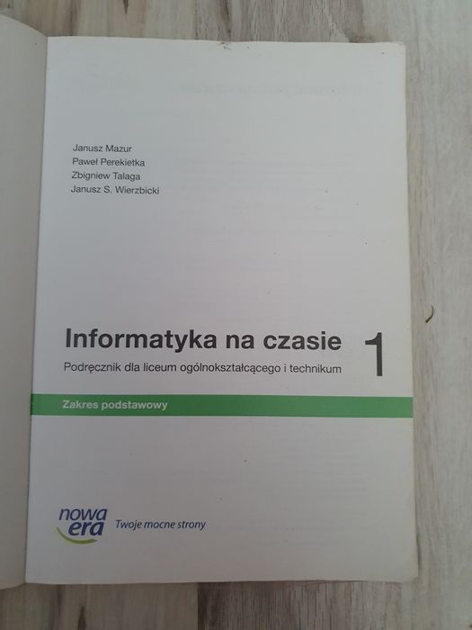 Informatyka na czasie 1