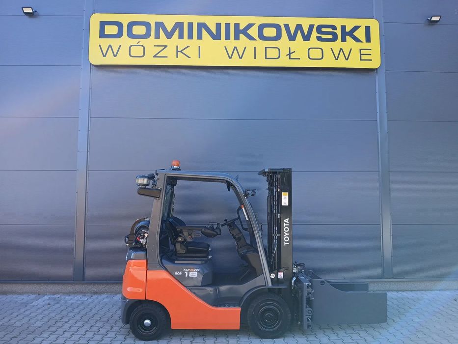 Toyota 02-8FGF18  wózek widłowy 2021R. LPG triplex CHWYTAK WYNAJEM SPRZEDAŻ SERWIS