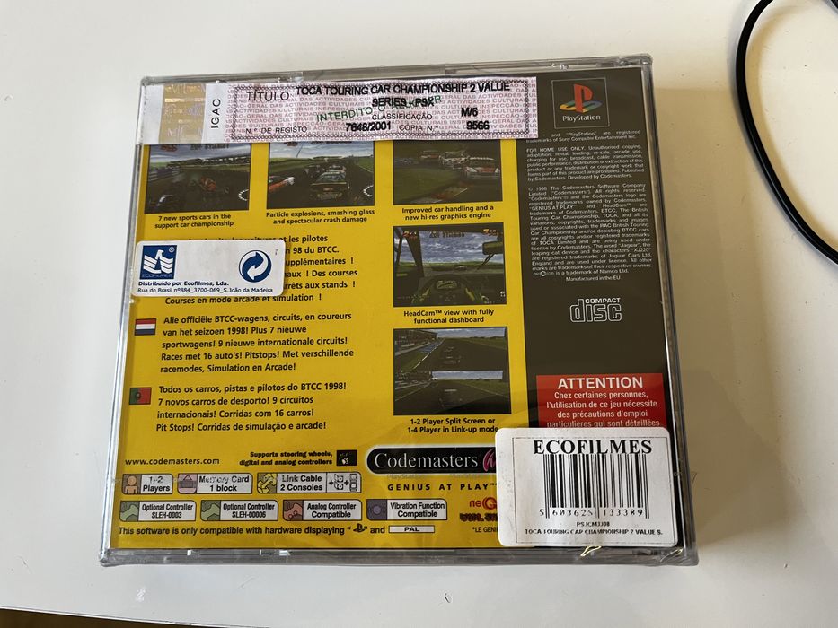 Jogo ps1 selado toca touring