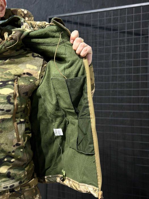 Комплект 3в1 Vanguard Мультикам USA  Тактичний костюм Softshell + термобілизна Esdy + берці Esdy автошнурівка S-XXXL