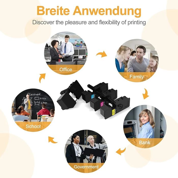 LeciRoba TK-5240 – Zestaw tonerów kompatybilnych z Kyocera TK5240