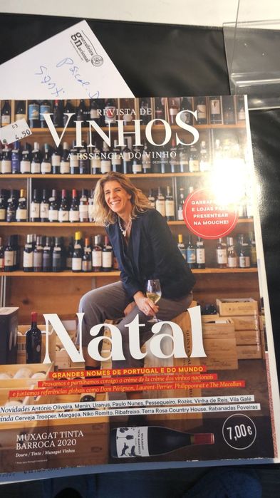 OPORTUNIDADE Revistas de vinhos 0.50 recentes para despachar