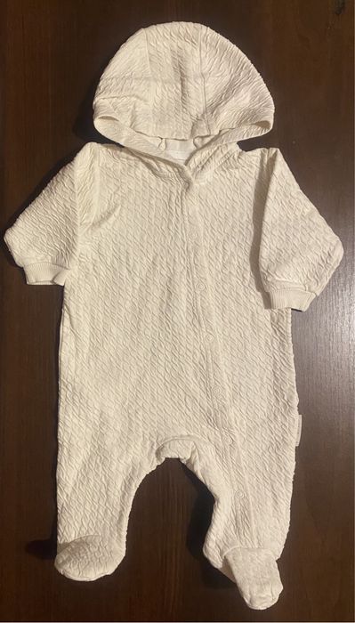 Комбінезон з капюшоном нюд для новонародженого Little Angel