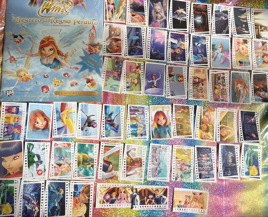 Наліпки паніні по різним альбомам Вінкс Winx panini