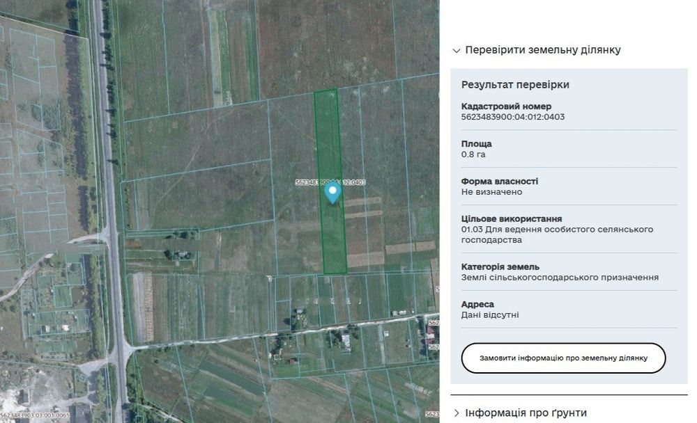 Продам земельну ділянку