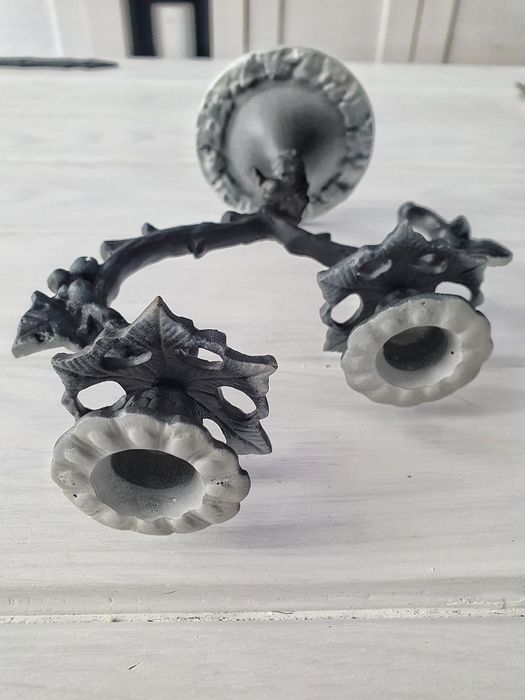 Świecznik "winorośl" metal