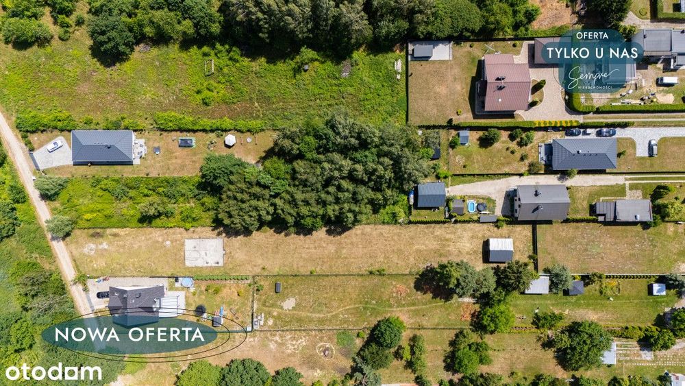 Działka z domkiem