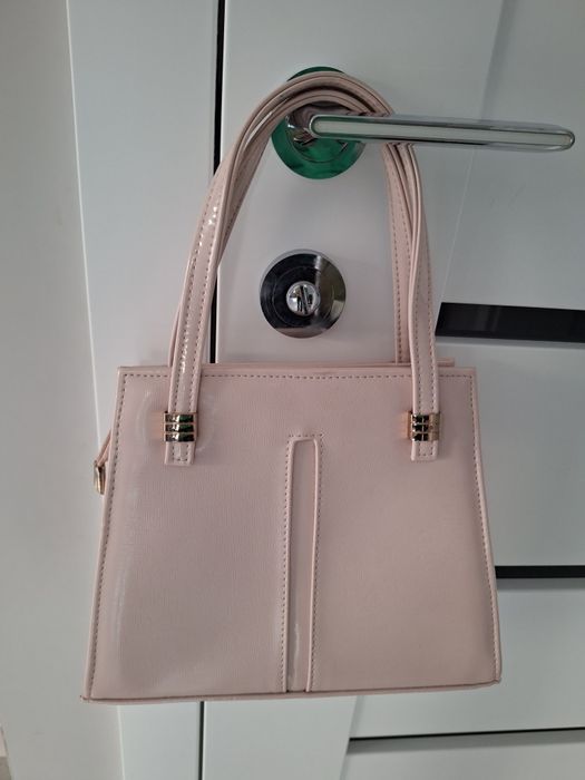 Torebka damska pudrowy róż