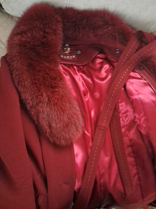 Зимове, кашемірове пальто. В ідеальному стані. Із змінним  хутром.