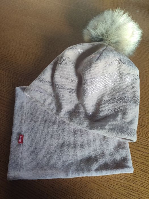 Dziewczęca czapka i komin rozmiar 54