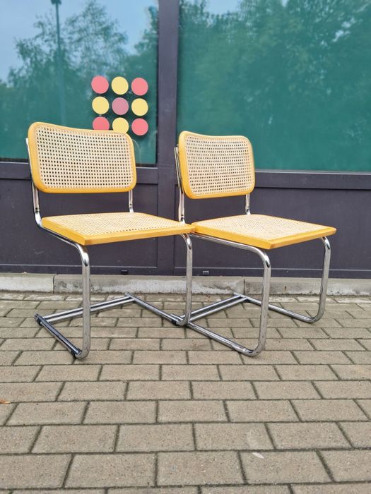 Włoskie krzesło Cesca,Marcel, Breuer,Bauhaus,Mid-Centry,vintage design