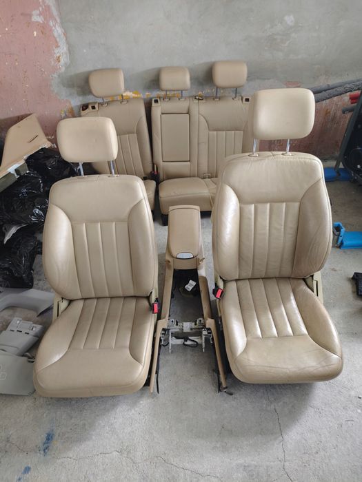 Komplet foteli skóra Mercedes w164