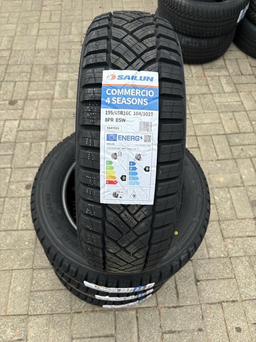 NOWE opony całoroczne 195/65R16C Sailun Commercio 4Seasons dostawcze bus WYSYŁKA