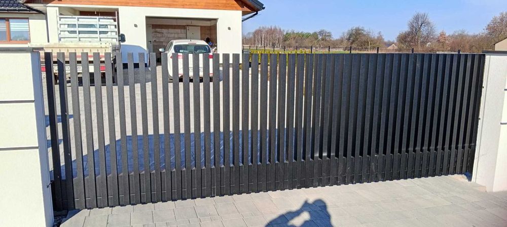 Ogrodzeniowe aluminiowe grzebieniowe 150x100cm profil