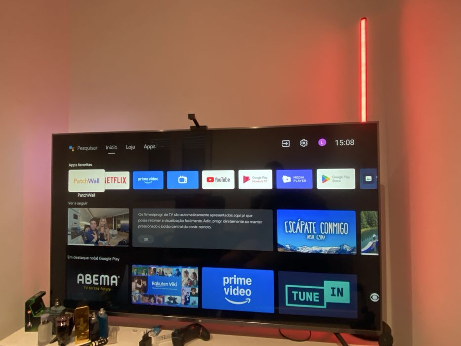 Televisao 65 polegadas xiaomi + leds goove