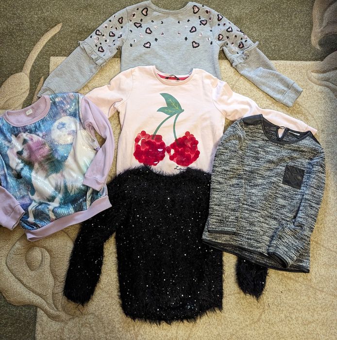 Кофта, худі, реглани теплі для дівчинки на 6-8 років,