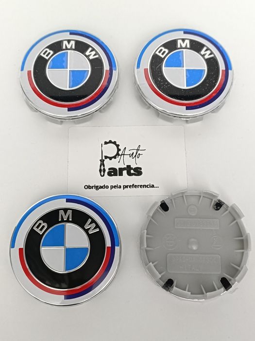 Centros de jante BMW 50 aniversário 68mm