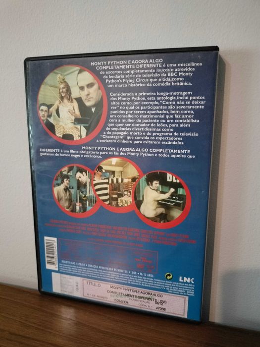 Filme DVD: Monty Python E Agora Algo Completamente Diferente64586285693314122