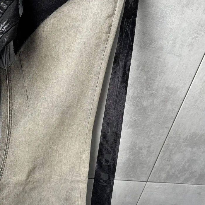 Джинсы Rick Owens waxed bootcut