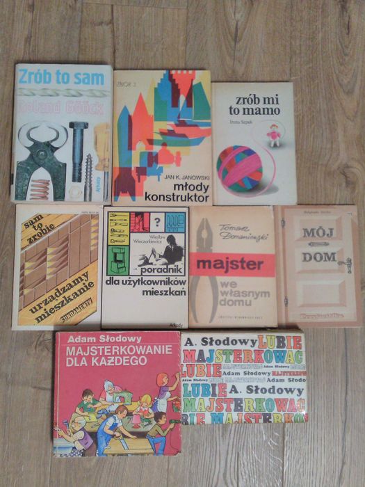 Zestaw poradników z PRL.Adam Słodowy.