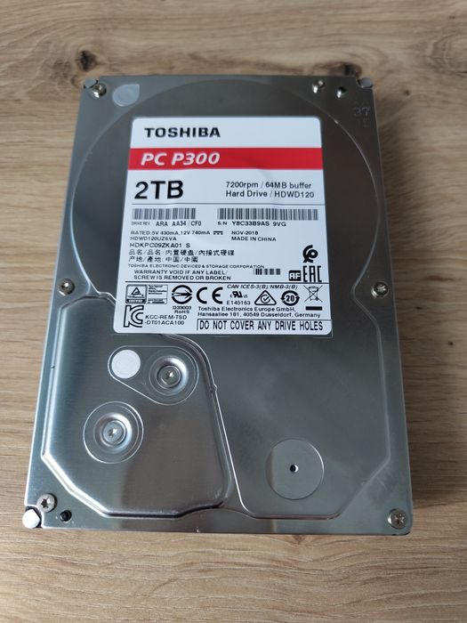 hdd 2tb toshiba - купить компьютеры и комплектующие - Цена на OLX.ua