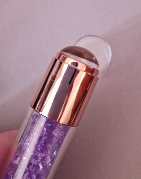 Carimbo de silicone com dupla ponta e Raspador