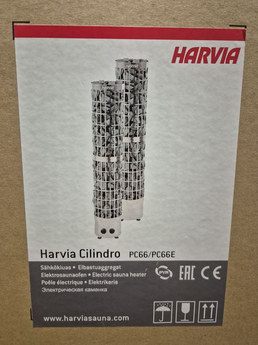 Piec do sauny Harvia cylindro PC66E 6,6 kW + kamienie