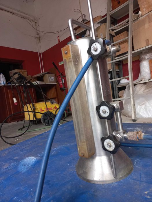 Sulfurador Inox para vinhos