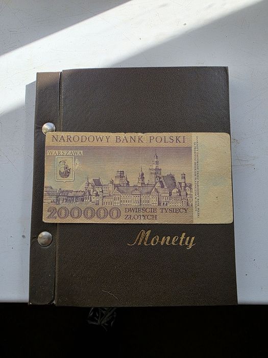 Banknot 200 000 zł z 1989r seria E