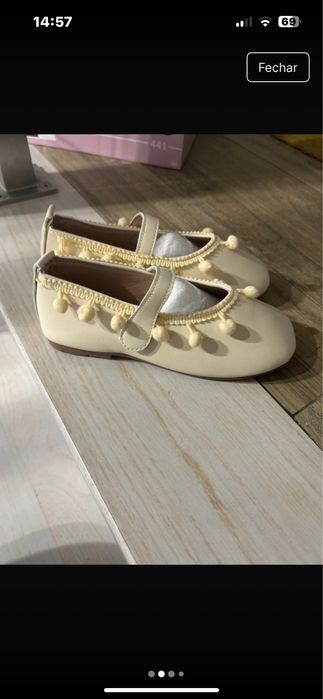 Sapatos menina novos