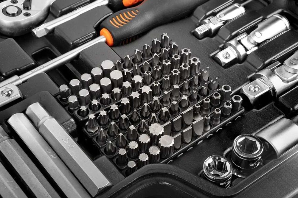 Набір інструментів Neo Tools 108 ел 1/2 & 1/4 Набор инструментов PL