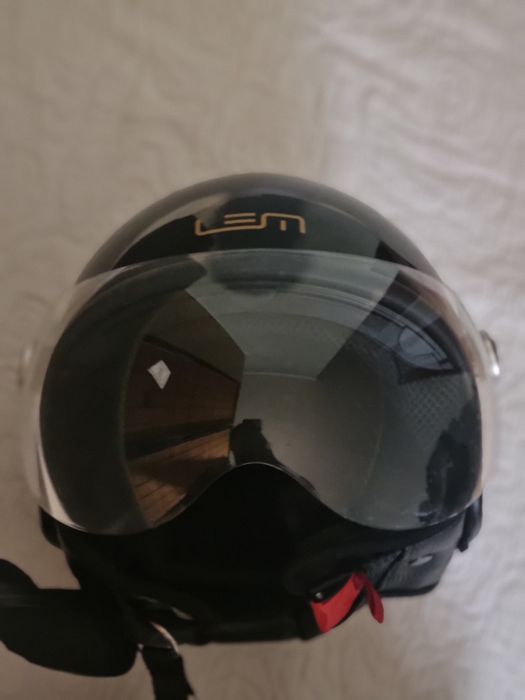 Capacete Retro Racer Aberto
