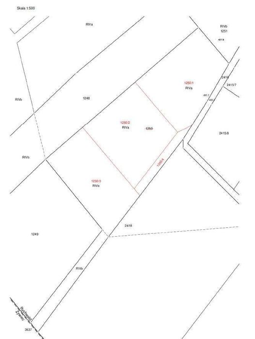 Działka budowlana 1066 m² - Widok 4