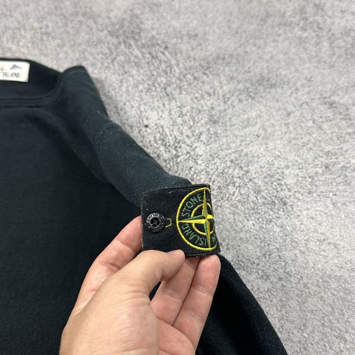 Легкий свитер Stone Island S с патчем 6615 кофта