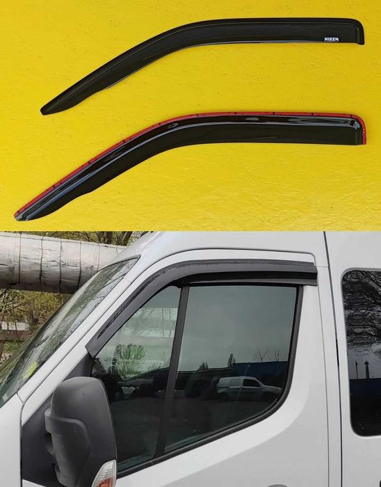 Мухобойка Дефлектор на капот на Renault Master Рено Мастер 14-19р