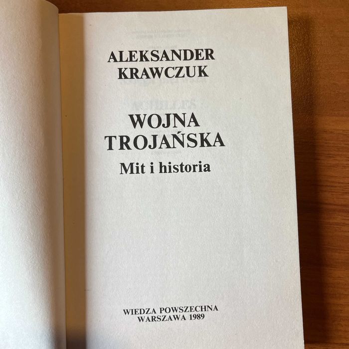 Wojna Trojańska ; A. Krawczuk