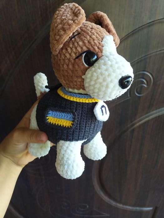 В'язаний пес Патрон) Чудовий подарунок для малюків.