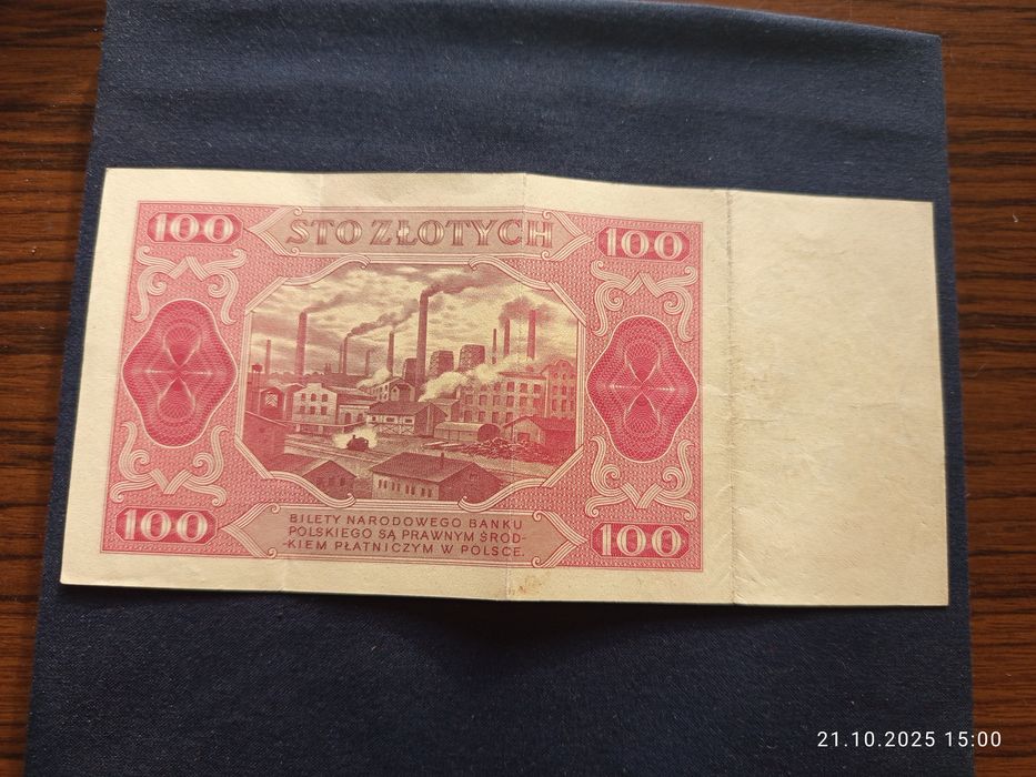 Banknot 100 złotych Seria EE