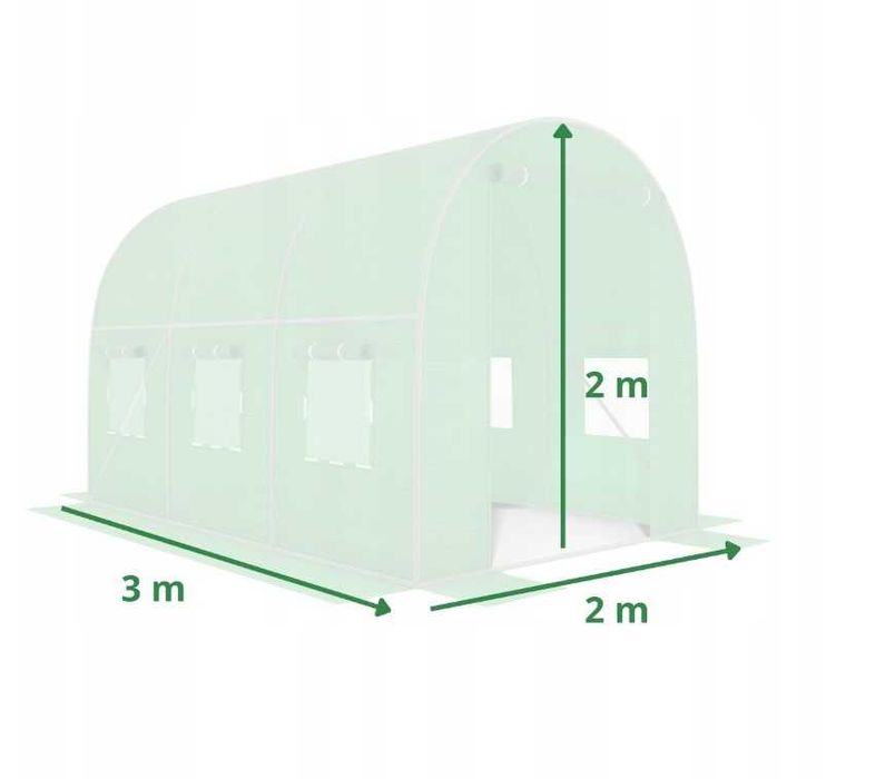 Теплиця садова 3×2 м (6 м²), парник