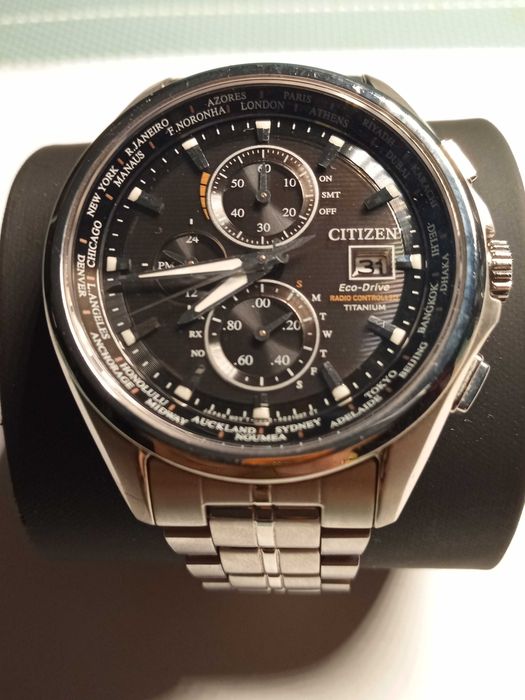 Citizen AT8130-56E H800 Eco-Drive Radio Controlled Titanium + pudełko
