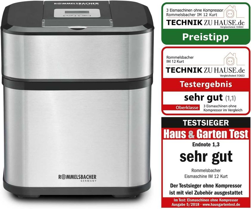 Maszyna do lodów, mrożonych jogurtów, sorbetów i slush ROMMELSBACHER