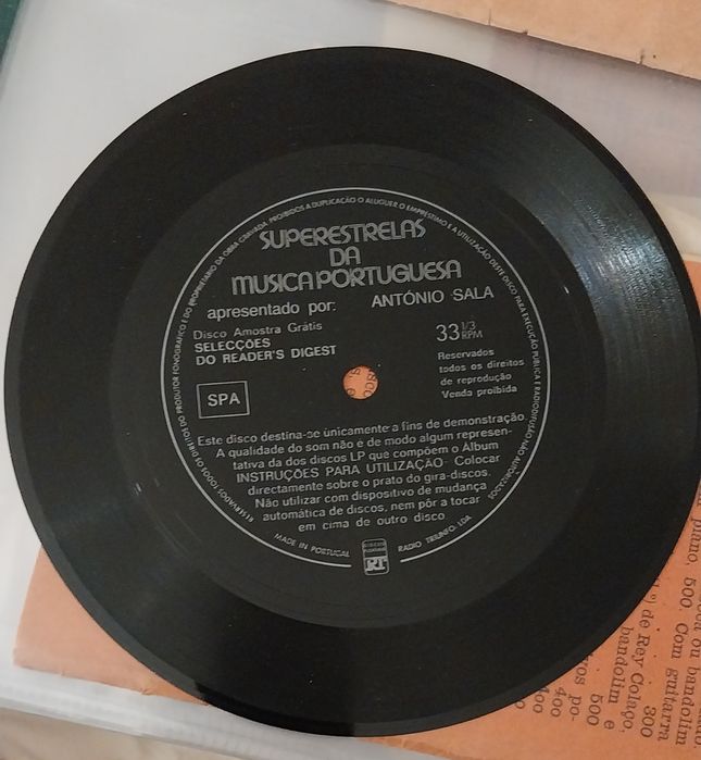 Disco : "Superestrelas da Música Portuguesa",