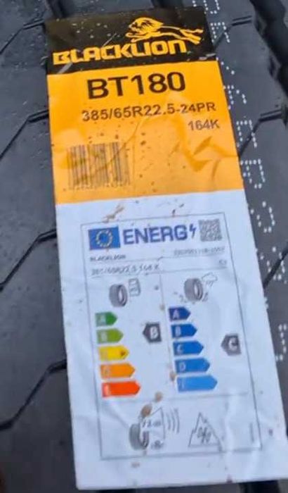 Шини нові BlackLion BT180 385/65 R22.5 164K 24PR M+S