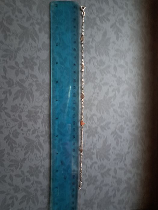 Pulseira tornozelo/ Tornozeleira prata