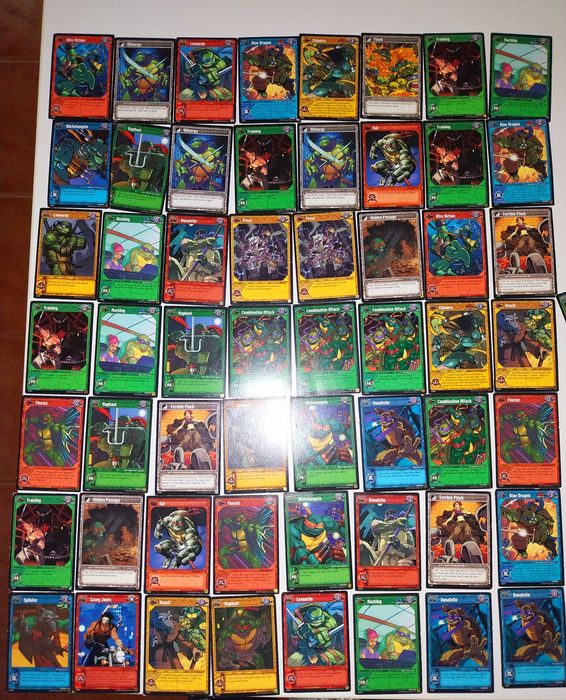 Cartas Tartarugas Ninja Antigas - Lote