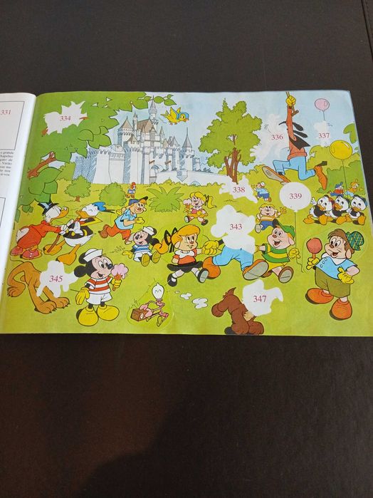 Caderneta Mickey Story incompleta Panini 1985