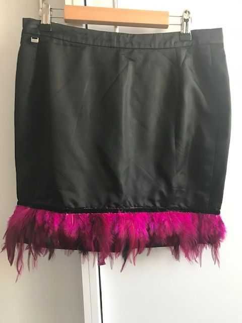 Airfield spodnica czarna piora marka premium M