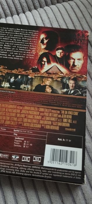Kod da Vinci. Polski lektor. DVD