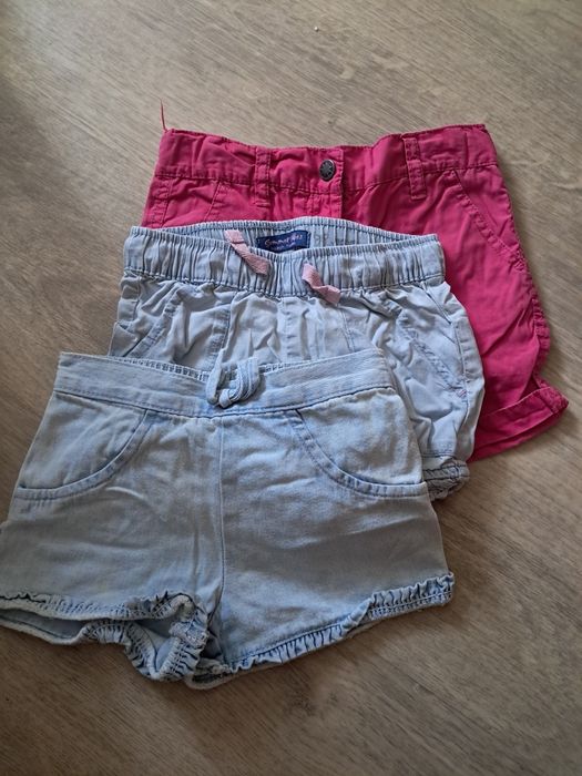 Spodenki  12 sztuk + 2 x ogrodniczki