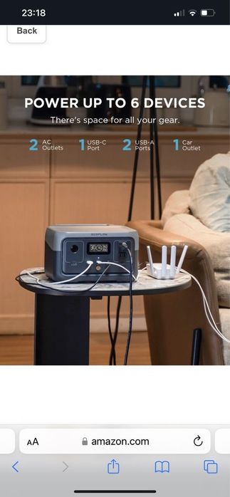 Зарядна станція портативна ECOFLOW RIVER 2 USA 110W